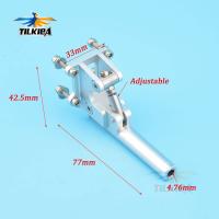 Di Alta Qualità Barca Del RC Albero Flessibile Staffa Di Alluminio Strut Unità Stinger Per 4.76Mm 3/16 Albero Flessibile Metanolo A Benzina Barca