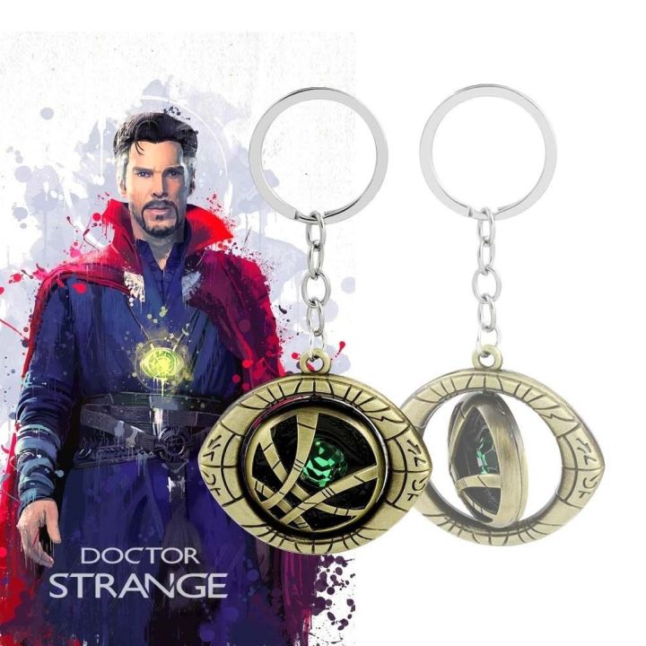 Marvel Avengers Doctor Strange Infinity Time Stones Necklace Keychain  Figure | eBay