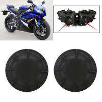 ไฟหน้ากันฝุ่นหมวกไฟฉายคาดผมกันน้ำสีดำที่เปลี่ยนฝาครอบหลังสำหรับ YZF R1 2006-2008สำหรับรถจักรยานยนต์