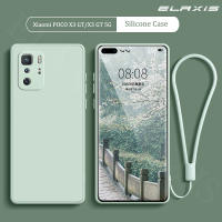 ELAXIS สำหรับ Xiaomi POCO X3 GT/POCO X3 GT 5G เคสโทรศัพท์ Straight-Edge Liquid เคสซิลิโคน All-Inclusive เลนส์ Drop-Proof Ultra-บางสีทึบอ่อนซิลิโคนปกหลังโทรศัพท์