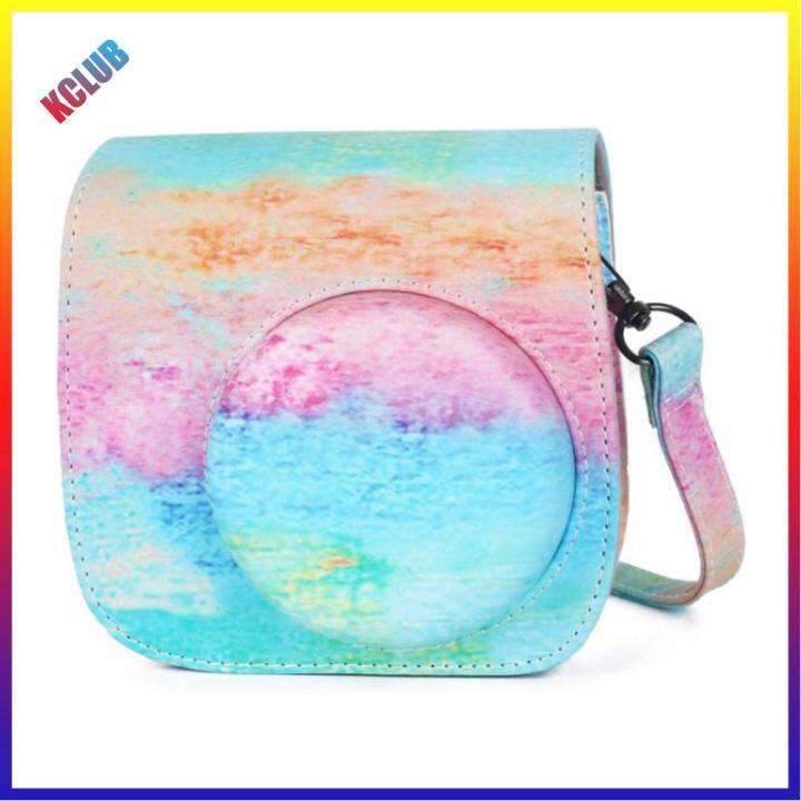 กระเป๋าเก็บของสำหรับ Instax Mini 11,เคสกล้องกันรอยกระเป๋าสะพายไหล่ ...