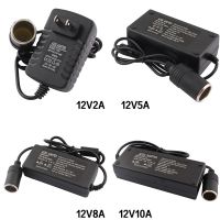 อะแดปเตอร์ AC DC 110V 220V ถึง12V ตัวแปลง10A 5A 2A อะแดปเตอร์แปลงไฟรถยนต์ที่จุดบุหรี่อินเวอร์เตอร์220V 12V พร้อมปลั๊ก EU ที่เบากว่า