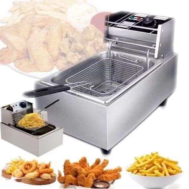 Deep Fryer Electric Stainless Steel Deep Oil Fryer Machine 6Liters Lazada PH