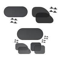 ◘ Car Window Sunshade Cover Car Sun Shade for Protecting Passengers from Heat and Glare including Suction Cups Foldable Universal