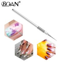 BQAN 1pcs Metal Handle Slender Needle Nail Pen Nail Art Design Drawing Painting Pen Manicure DIY Tool Dotting Tools Artist Brushes Tools