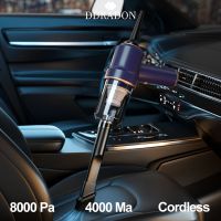 DDRADON 8000Pa Wireless Car Vacuum Cleaner Air Duster Cordless Handheld Auto Vacuum Home Car Dual Use Mini Vacuum Cleaner