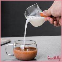 Sweet Belly  แก้วช็อต Espresso Shot ด้ามจับไม้ ขนาด 70 ml  และ 75 mlสินค้าพร้อมส่ง Measuring cup สปอตสินค้า