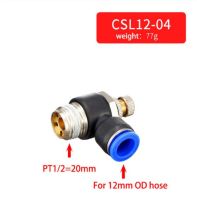 QDLJ-Pneumatic Quick Connect Connector Sl 4 6 8 10 12mm M5 "1/8" 1/4 "3/8" 1/2 Air Speed Regulating Valve Accelerator Valve