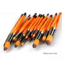 Single piece independent Packing Art Watercolor Powder Round head two-tone Nylon Brush Sketch Multi-purpose Professional Paint Artist Brushes Tools