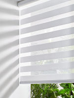 Motorized Window Blinds Half Blackout Ze Blinds Light Filtering Roller Blinds Day and Night Curtains Blinds for Windows