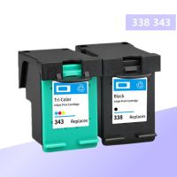 Remanufactured Ink Cartridge 338 343 XL Compatible For Hp338 Hp343 Hp Deskjet 6540 5740 5745 6520 6540 460C 6620 Printer