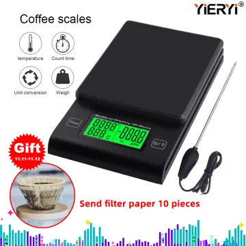 Yieryi 3kg/0.1g 5kg/0.1g Coffee Scale With Timer Portable