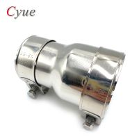 1PCS Car Parts Exhaust Pipe 304 Stainless Steel Pipe Straight Adapter Reducer Size General Muffler Sleeve With Clamp