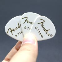 6 Pcs White Acoustic Picks Plectrum Smooth Guitar Pick Electric Accessories 0.71mm