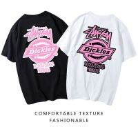 street hip-hop ins fashion pure cotton short-sleeved T-shirt new lovers loose and versatile bottom