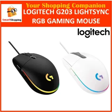 Logitech G203 Lightsync Game wired mouse, Black 910-005790