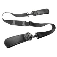 Nylon Black Ski Carrying Strap Adjustable Ski Pole Shoulder Strap Skiboard Fixed Strap