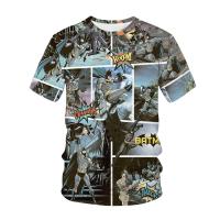 （Can Customizable）High Quality Mens 2023 Cartoon T-shirt Casual Fashion Quick Drying Summer Top Short Sleeve（Adult and Childrens Sizes）