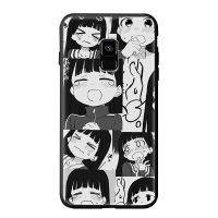 【Ready】? Samsung s10 mobile phone case s9ps manga S7edge anime note9 Japanese style C9 quadratic A325g