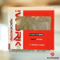 โซ่ทอง RACEWORK 11Sp. น้ำหนักเพียง 240g. โซ่คุณภาพ 11 สปีด