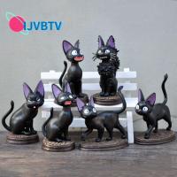 IJVBTV พีวีซี ของขวัญ ของเล่นตลก รูป รูปปั้นขนาดเล็ก การ์ตูน ภูมิทัศน์ขนาดเล็ก อะนิเมะ เครื่องประดับ รูปแกะสลัก แอ็คชั่นแมวดำ มินิมอล