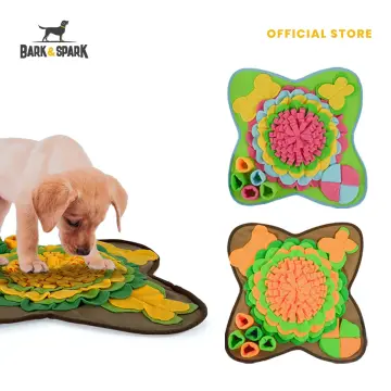 Benepaw Durable Dog Snuffle Mat Puppy Sniffing Puzzle Toys Interactive  Nonslip Pet Feeding Mat Portable Squeaky Slow Feeder