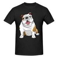 English Bulldogs Awesome Bulldog Puppies Dogs Fitness Wholesale 100% Cotton T-Shirt For Men