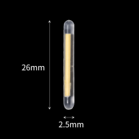 Guoyuqiche ไฟไม้เท้าไฟกลางคืนตกปลา50ชิ้น/ล็อต2.2-4.5มม. สติ๊กเกอร์เรืองแสงในที่มืดตกปลา