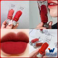 Wisell ลิปสติกเนื้อแมทกำมะหยี่ ติดทนนาน ลิปกลอส เบา ดีไซน์สวย Lip stain