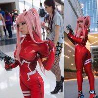 【Lao Zhang Fashion Cosplay】 Conjunto Completo De Peluca Con Impresión 3D Uniforme Darling In The Franxx Mono Sexy De Carnaval De Halloween Disfraz De Anime 02 Zero Two