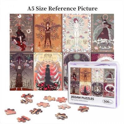 Naruto The Akatsuki Wooden Jigsaw Puzzle 500 Pieces Educational Toy Painting Art Decor Decompression toys 500pcs