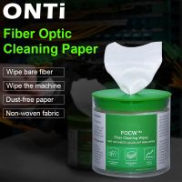ONTi Fiber Cleaning Wipes Platform Dustfree Paper Fiber Optic Low-lint Wipes Optical Fiber Clean Paper FTTH Tools