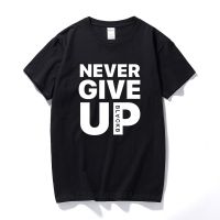 Never Give Up T Shirt Salah Barcelona 40 Tee Fan Football Tshirt Pswagium Quality Cotton