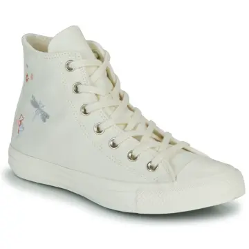 White on sale female converse