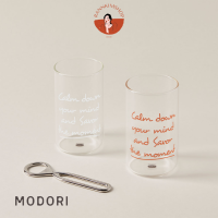 [พร้อมส่ง] Modori Glass Cup &amp; Opener Set : ชุดแก้ว และ ที่เปิดขวด จากแบรนด์ Modori