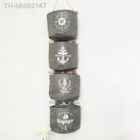 ► 1pcs Navy Style Cotton Linen Storage Bag Creative Wardrobe Hang Bag Wall Cosmetic Toys Organize Pockets Home Storage Bag