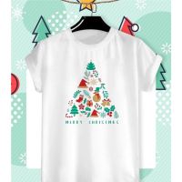 เสื้อยืดสกรีนลาย Merry Christmas