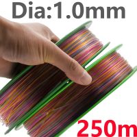 [HOT LIAXLLWISAAZH 534] 250M ขนาดใหญ่สายตกปลาทะเลที่มีสีสัน Dia 1.0Mm Monofilament ไนลอนจากญี่ปุ่นหนาพิเศษสายตกปลาทะเลลึก