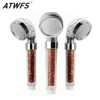 ATWFS Shower Filter Anion Tourmaline Supercharged Super Water-Saving Shower Heads Handheld Shower Spa Filter 088