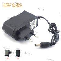 AC to 100-240V DC 12V 0.5A 500mA Camera Power Adapter Supply Charger Charging adapter for LED Strip Light 5.5mmx2.1mm E14 YB23TH