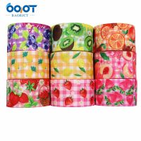 Fruit Series Thermal Transfer Printed Grosgrain Ribbons 38mm 10Yards M-211111-2086 Gift Wrap Bow Cap DIY Accessories Decorations Gift Wrapping  Bags