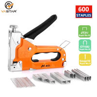 Vastar 3-in-1 Heavy Duty Staple for Fixing Material Manual Nail 600pcs Staples &amp; Staple for DIY Home Decor