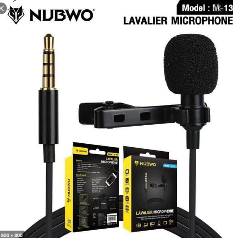 nubwo-m13-ไมโครโฟน-มือถือ-live-สดได้-clip-on-microphone-ไมค์ไลฟ์สด