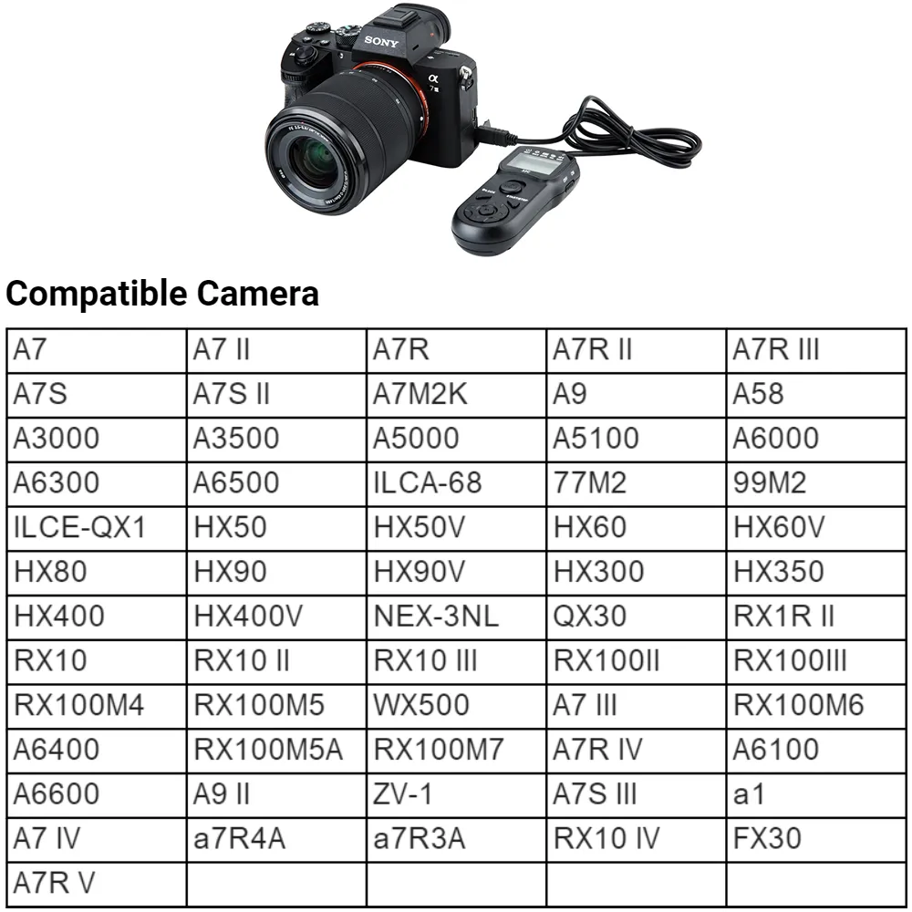 a7sii intervalometer