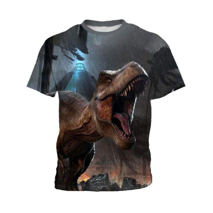 in-stocks-jurassic-world-t-shirt-kids-casual-breathable-fabric-boys-dinosaur-shirt