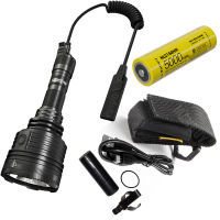 NITECORE P30i +NL2150HPi 5000mAh 21700 Rechargeable Battery+ RSW2i Remote 2000 Lumen CREE LED Outdoor Search Tactical Flashlight Rechargeable  Flashli