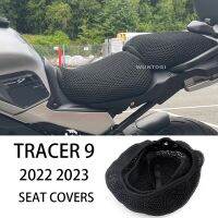 Tracer 9อุปกรณ์เสริมสำหรับรถจักรยานยนต์ยามาฮ่า3D Tracer9รังผึ้ง900 2022ป้องกัน2023ที่รองเบาะรถยนต์สำหรับสัตว์เลี้ยงเบาะตาข่ายระบายอากาศ