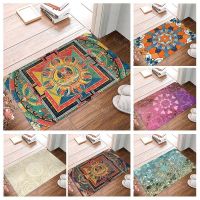 【YF】❈  Mandala Anti-slip Small Rug Shower Door Bedroom Entrance Room mats Persia vintage