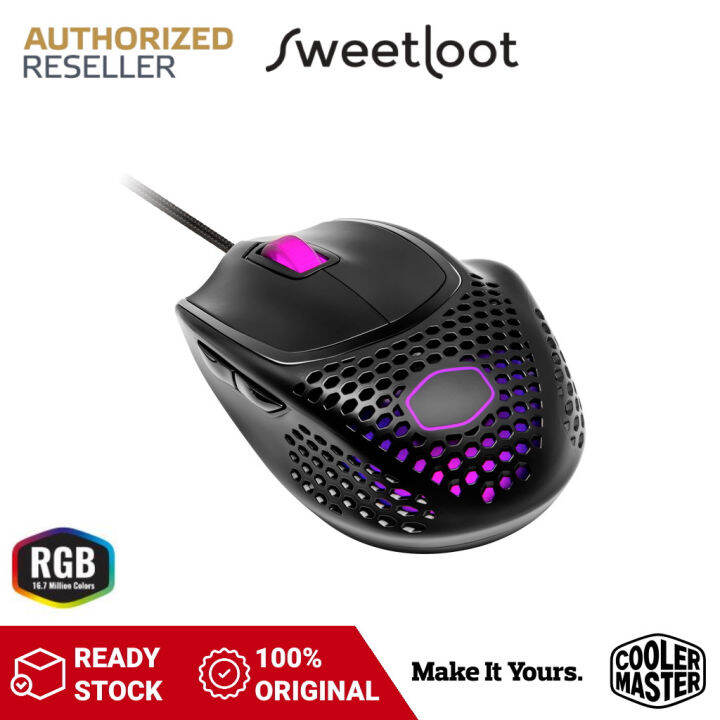 Cooler Master MM720 Black Matte Lightweight Gaming Mouse with