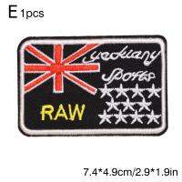 แผ่นแปะปักลายธงชาติสหราชอาณาจักรอังกฤษธงอังกฤษแผ่นปะติดสัญลักษณ์ประจำชาติแผ่นรีดติดหมวกบนเสื้อผ้า